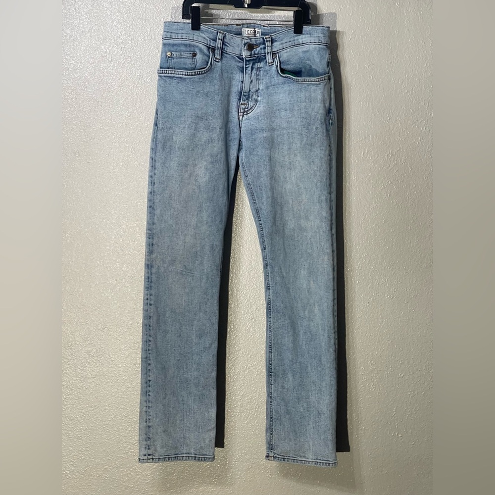 Tecovas Light Blue Straight Men Jeans